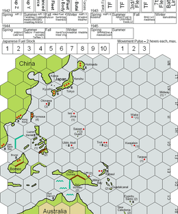 Pacific War Naval Chess Game