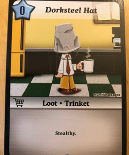 Munchkin Collectible Card Game: Dorksteel Hat Promo Card