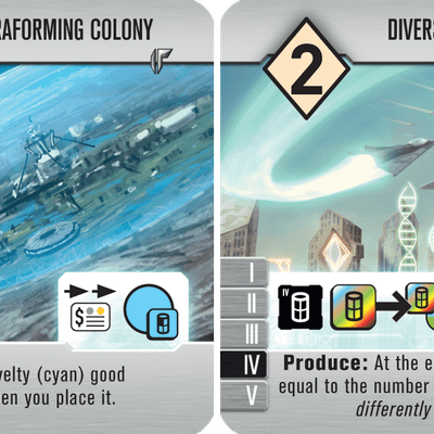 Roll for the Galaxy: Terraforming Colony/Diversified Economy Promo Tile