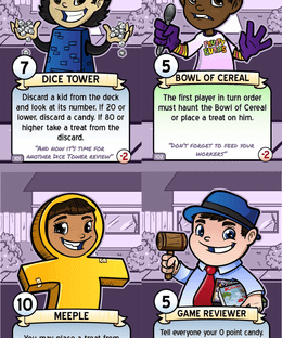 Ghosts Love Candy Too: Dice Tower 2022 Promo Cards