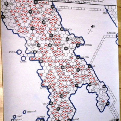 Railway Rivals Map Q: Southern Italy