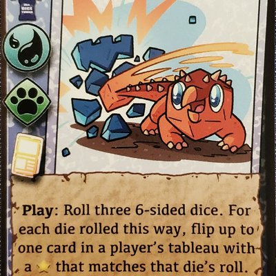 Millennium Blades: Destruction Dinosaur Promo Card