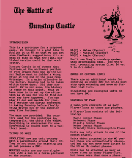 The Battle of Dunstop Castle