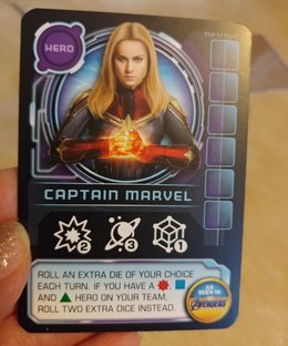 Thanos Rising: Avengers Infinity War – Captain Marvel Promo Card