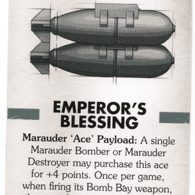 Aeronautica Imperialis: Wings of Vengeance – Emperor's Blessing Card