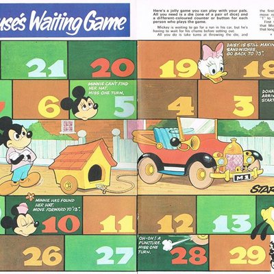 Mickey Mouse's Waiting Game