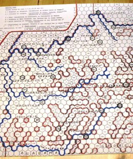 Railway Rivals Map KT: Kentucky and Tennessee