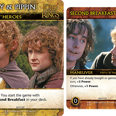 The Lord of the Rings: The Fellowship of the Ring Deck-Building Game – Merry & Pippin Promos