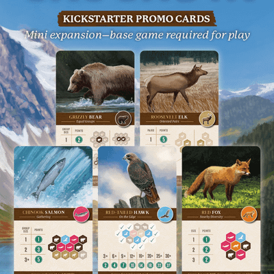 Cascadia: Kickstarter Promo Cards