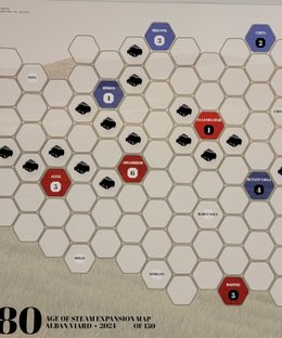 Age of Steam Expansion: France 2078 / Mongolia