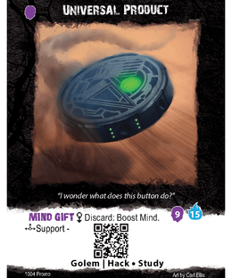 Apocrypha Adventure Card Game: Universal Product Promo Card