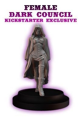 Wild West Exodus: Female Dark Council miniature