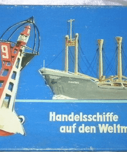 Handelsschiffe auf den Weltmeeren