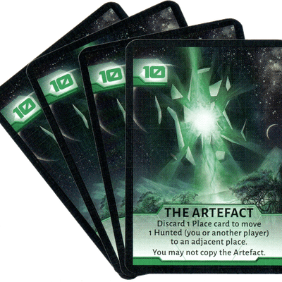 Not Alone: The Green Artefact Promo Cards