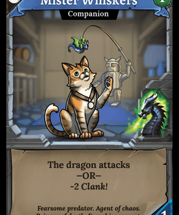 Clank! Legacy: Mister Whiskers Promo Card