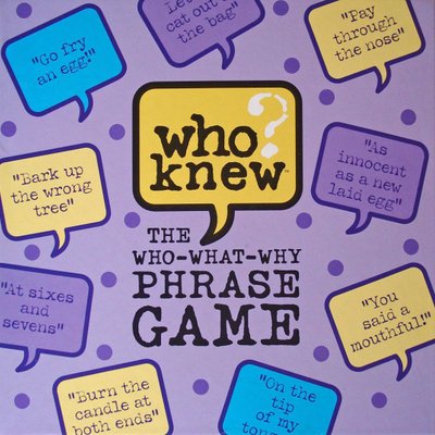 Who Knew?  The Who-What-Why Phrase Game