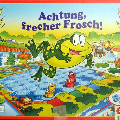 Achtung, frecher Frosch!