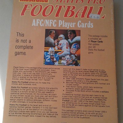 Statis Pro Football AFC/NFC Player Cards