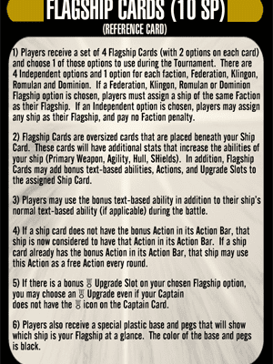 Star Trek: Attack Wing – Flagship Cards Resource