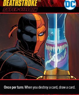 DC Deck-Building Game: Deathstroke Promo Card