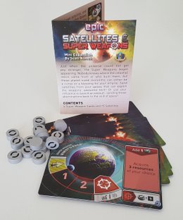 Tiny Epic Galaxies: Satellites & Super Weapons Mini Expansion