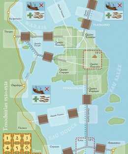 Siege of Tenochtitlan 1521 & The Noche Triste 1520