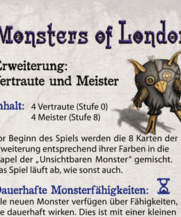 Monsters of London: Familiars and Masters Expansion