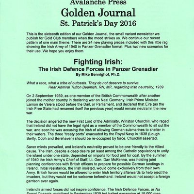 Panzer Grenadier: Na Forsai Cosanta