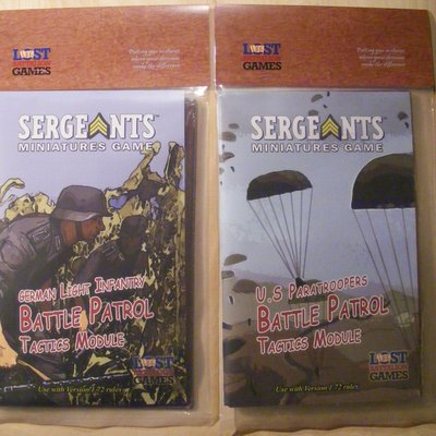 Sergeants Miniatures Game: Tactics Module