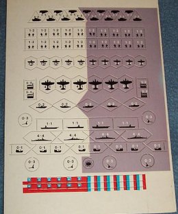Axis & Allies: China and France expansion counter sheet
