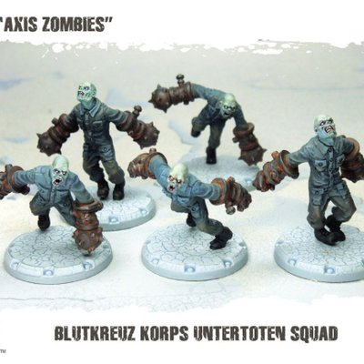 Dust Tactics: Blutkreuz Korps Untertoten Squad – "Axis Zombies"