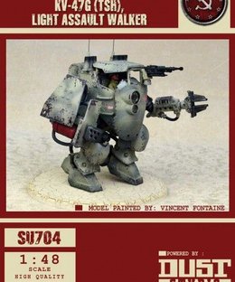 Dust Tactics: KV-47G (TSH) Light Assault Walker – "Mikhail"