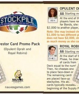 Stockpile: Investor Card Promo Pack #1 – Opulent Oprah and Royal Robins