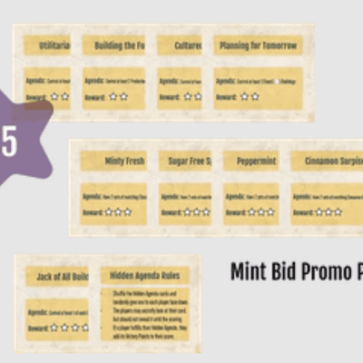 Mint Bid: Promo Pack #2 – Hidden Agendas