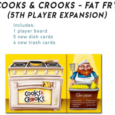 Cooks & Crooks: Fat Fry 5th Player expansion