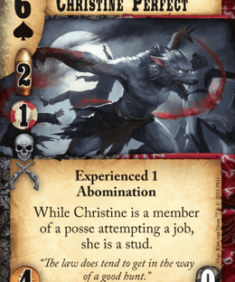 Doomtown: Christine Perfect Promo Card