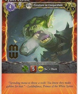 Mage Wars: Hurl Rock Promo Card