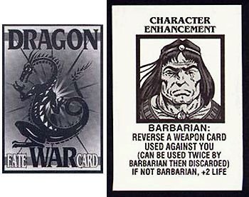 Dragon War: Character Enhancement Fate Card Set