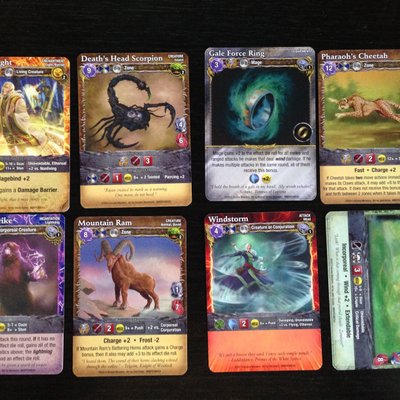 Mage Wars: Dice Tower 2014 Non-Kickstarter promo card set