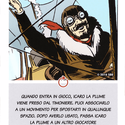 Zagor: Odissea Americana – Icaro La Plume Promo Card