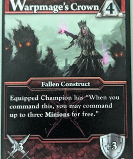 Ascension Tactics: Miniatures Deckbuilding Game – Warpmage's Crown Promo Card