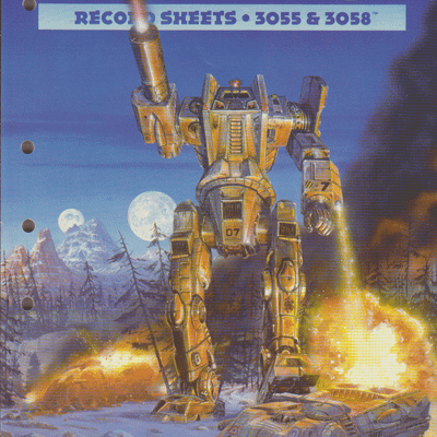 BattleTech Record Sheets: 3055 & 3058
