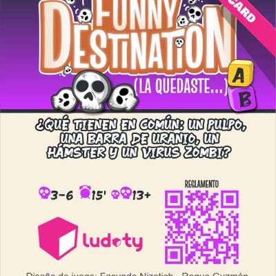 Funny Destination (La Quedaste...): One Card