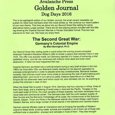 Panzer Grenadier: Imperial Marines