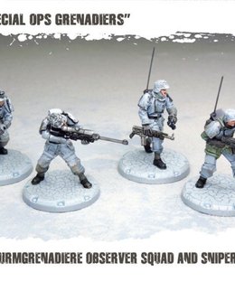 Dust Tactics: Sturmgrenadiere Observer Squad and Sniper Squad – "Special Ops Grenadiers"