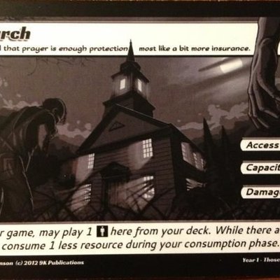 ApocalypZe Card Game: Church Promo