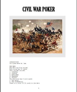 Civil War Poker