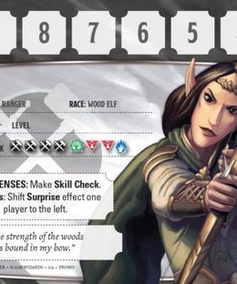 Dragonfire: Ranger Wood Elf Promo Card
