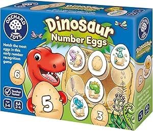 Dinosaur Number Eggs