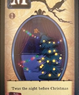 Murder of Crows: "'Twas the night before Christmas" Promo Card